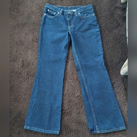 Vintage Jordache Flare Dark Wash Jeans - Picture 9 of 10